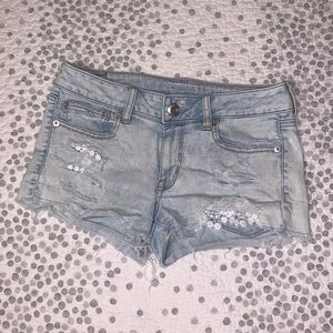american eagle jean shorts
